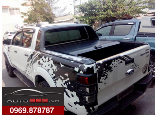 Nắp thùng cuộn Ford Ranger KSC Màu Đen Sang Trọng