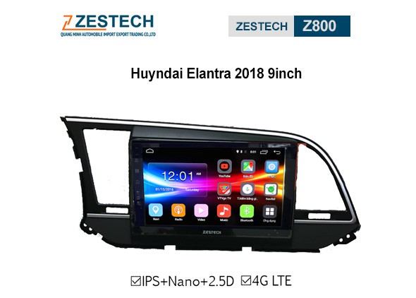DVD Androi Zestech Z800 – Hyundai Elantra