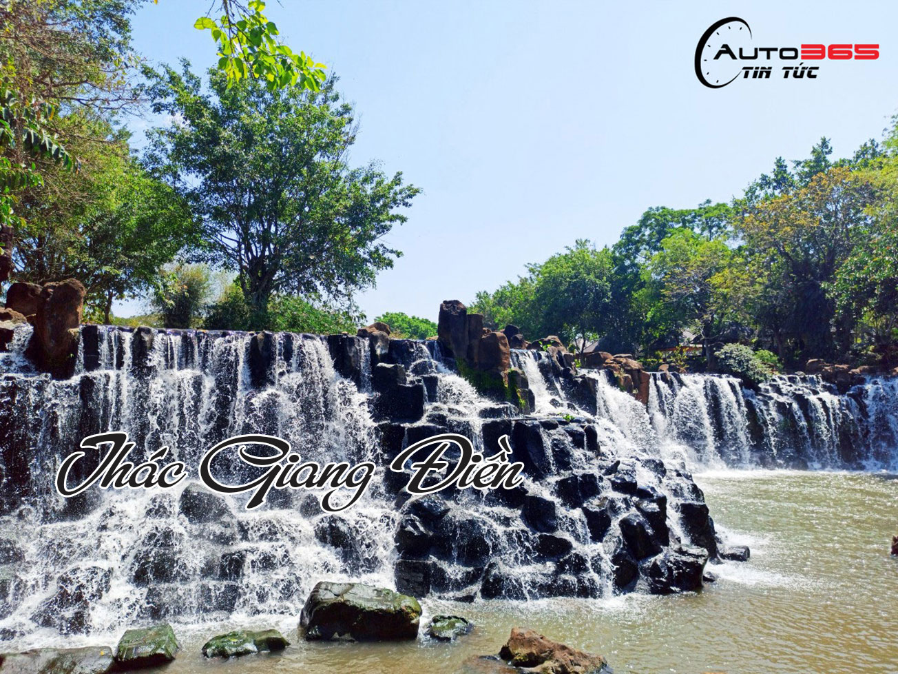Vẻ đẹp của thác Giang Điền