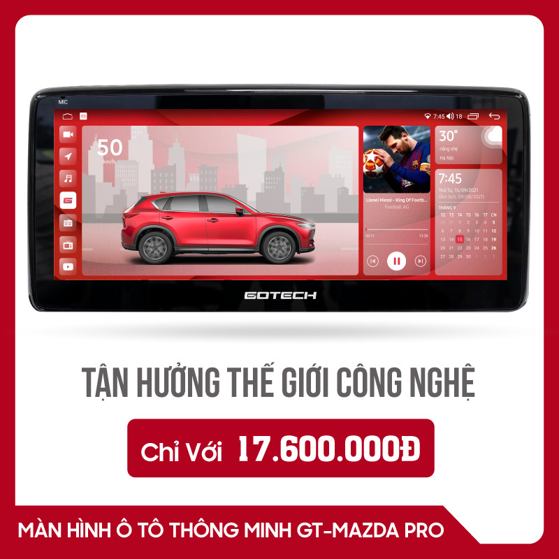 Màn hình android ô tô Gotech GT-MAZDA Pro