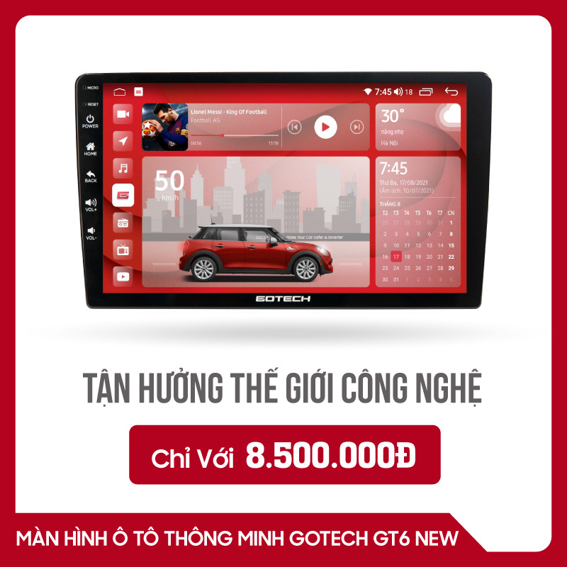màn hình gotech gt6 new