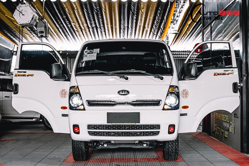 Xe tải Kia lắp combo Bi Led Titan Black & Bi Led GTR Premium 2.0