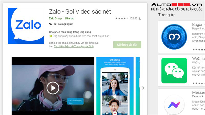 Tải ứng dụng zalo