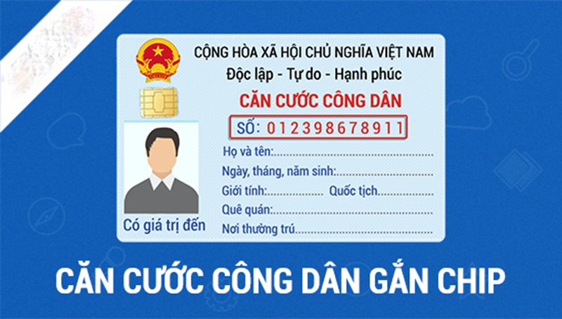thẻ CCCD gắn chip