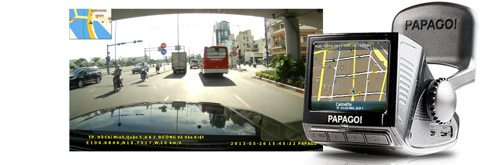 Camera Hành Trình PAPAGO P3 Ghi Hình Siêu Đẳng Cấp