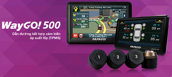 Thiết Bị Dẫn Đường PAPAGO WAYGO!500 Chính Hãng