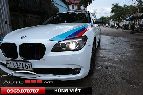 BMW 750Li nâng cấp mí led