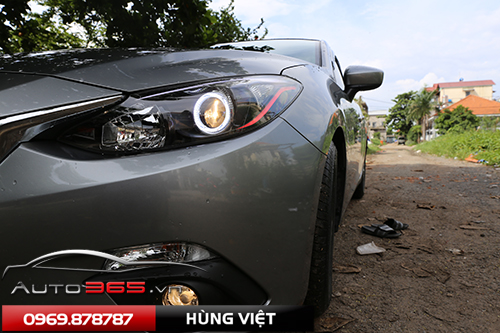 Mazda 3 nâng cấp mí led eye angel tô điểm vẻ đẹp