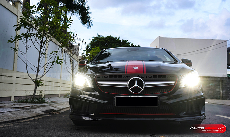 Mercedes CLA 45 Độ Bi GTR Premium tại Auto365 siêu sáng