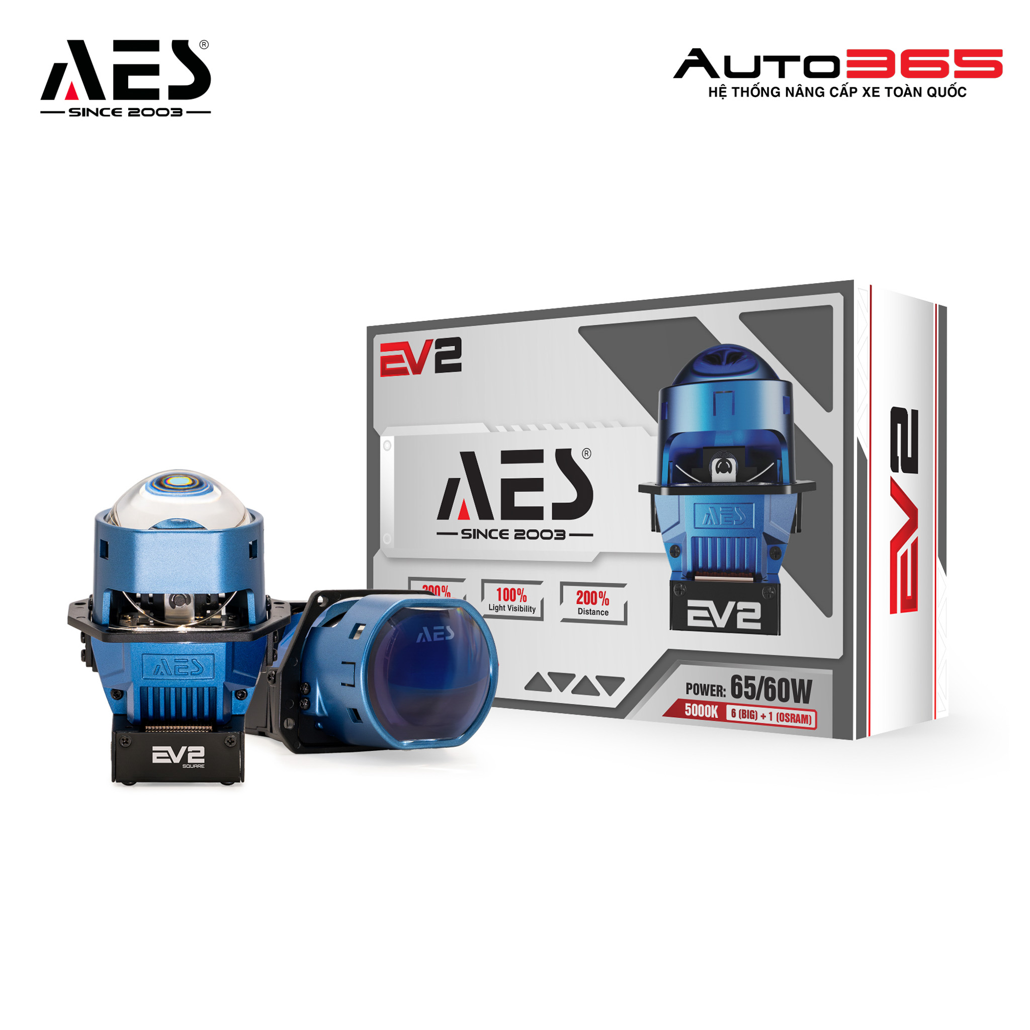 BI LED AES EV2 SQUARE