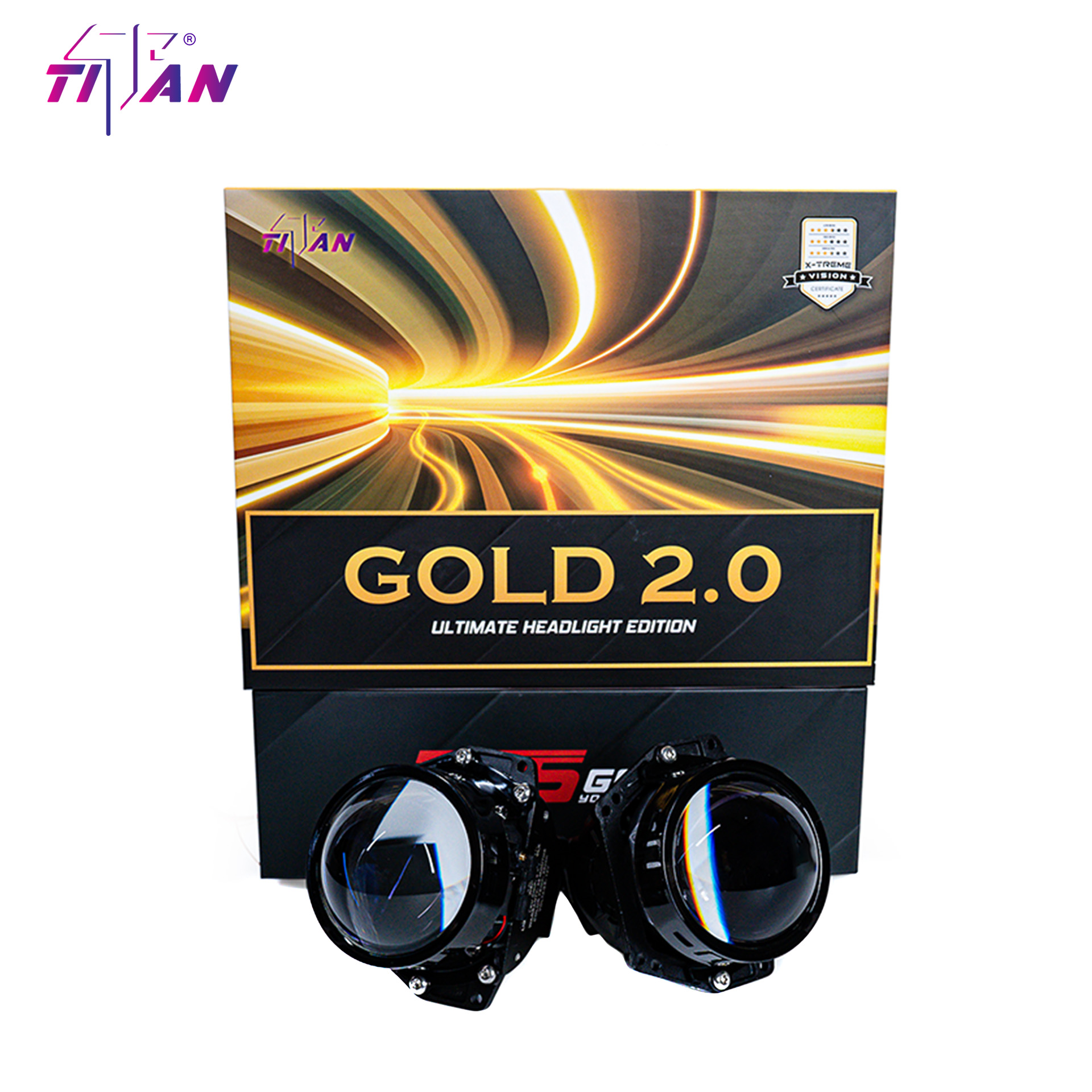 đèn bi Led Titan Gold 2.0