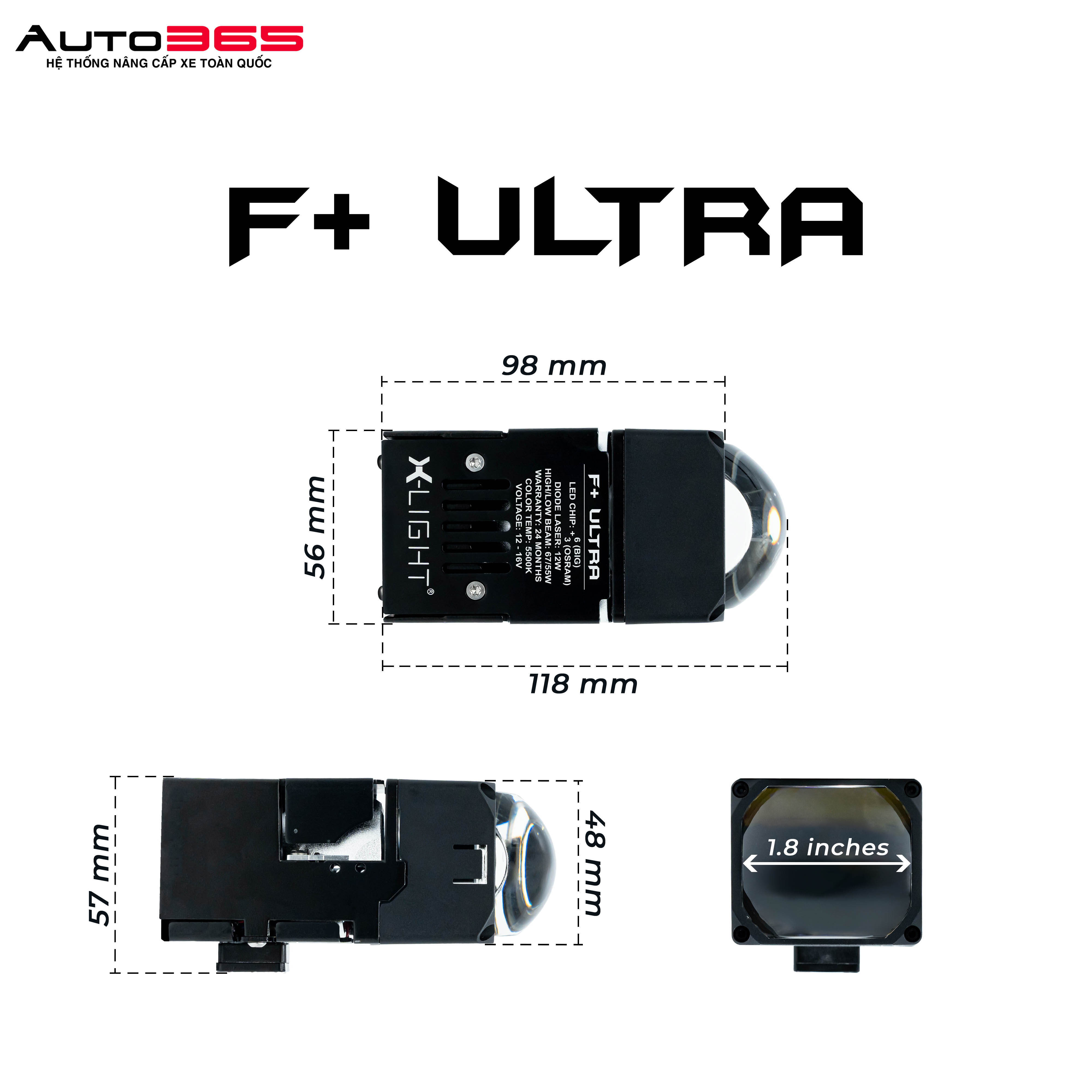 MODULE LASER X-LIGHT F+ ULTRA NEW 2024