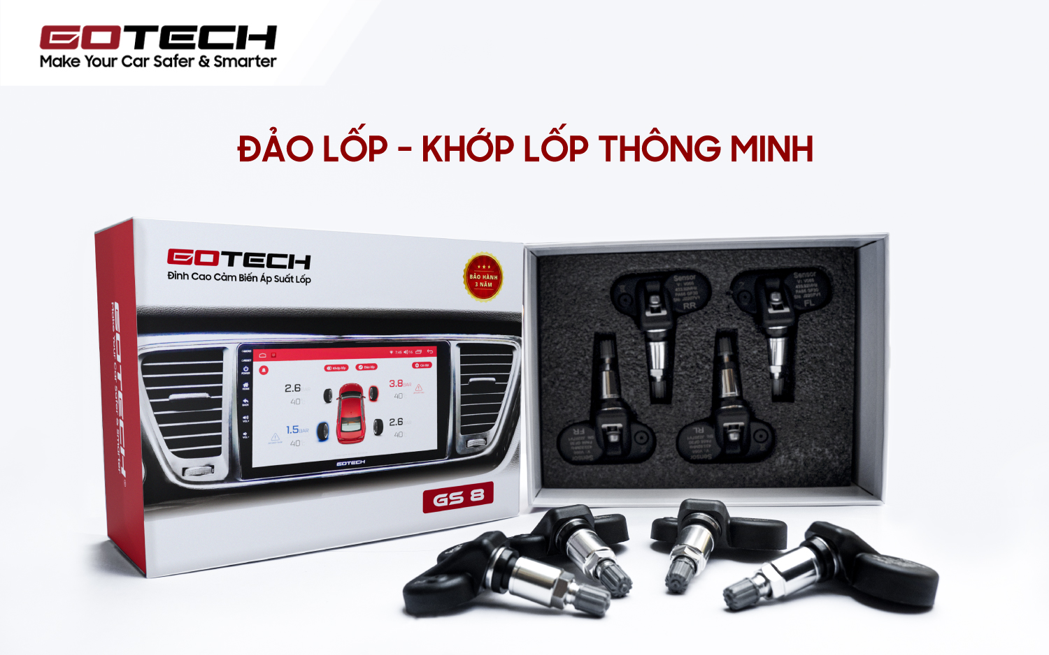 CẢM BIẾN ÁP SUẤT LỐP GOTECH GS8
