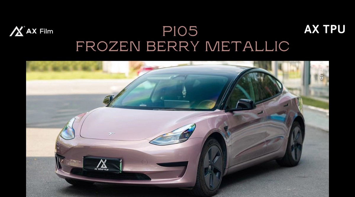 AX FLIM TPU FROZEN BERRY METALLIC - HỒNG PHẤN NHẸ NHÀNG