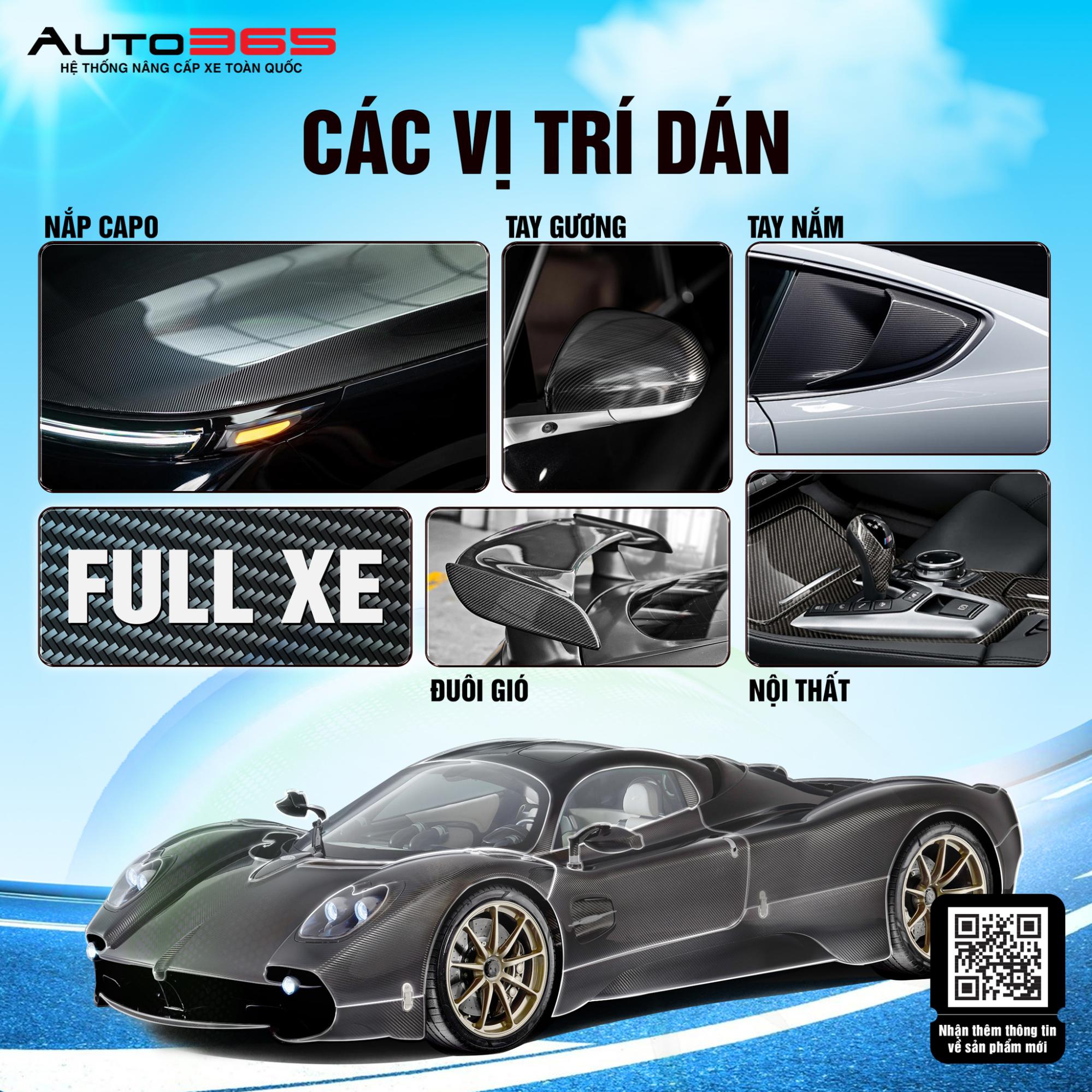 AX FILM CLEAR PPF CARBON FIBER - PHIM DÁN PPF Ô TÔ