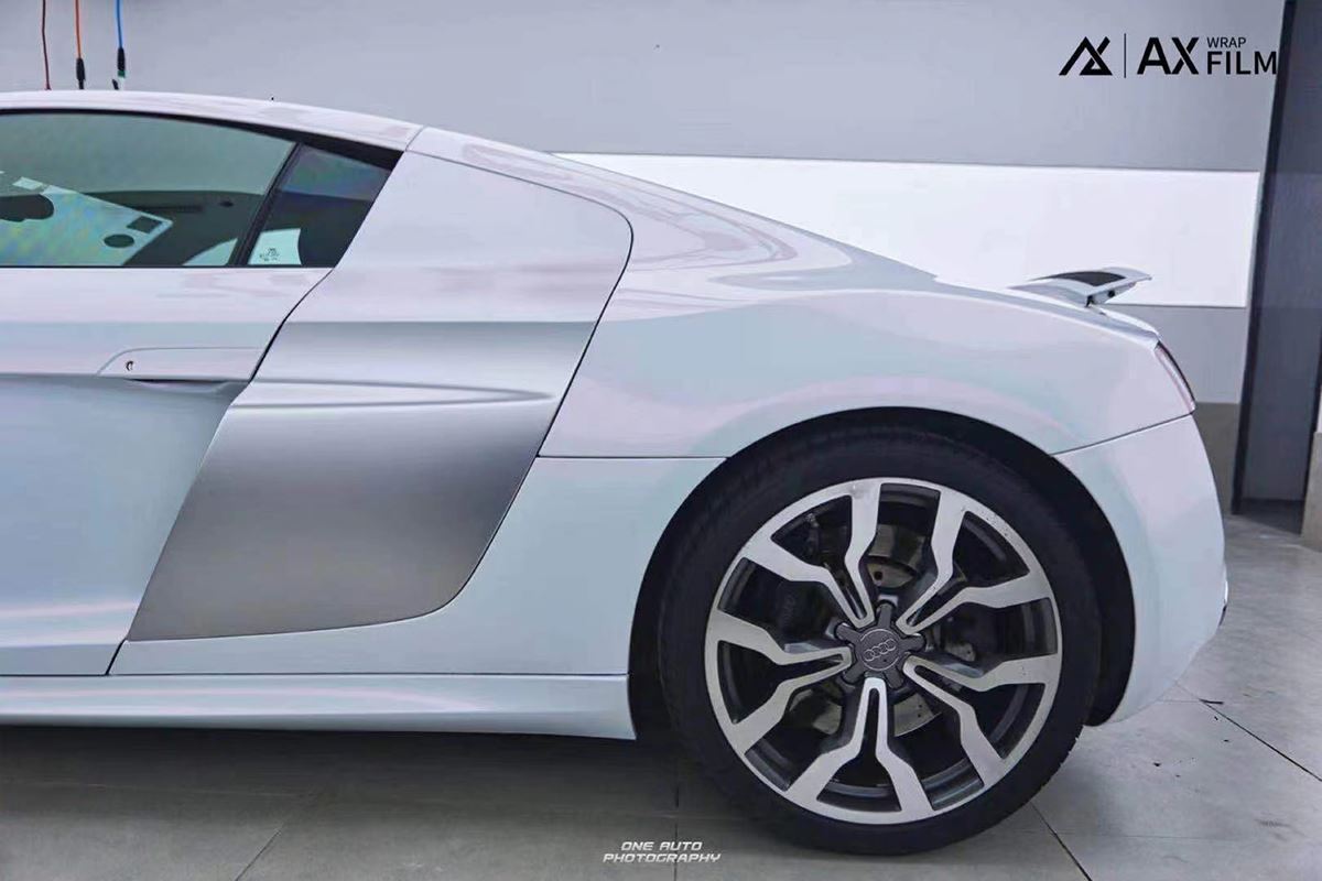 AX WRAP FILM DIAMOND WHITE PINK - MÀU TRẮNG KIM CƯƠNG ÁNH HỒNG