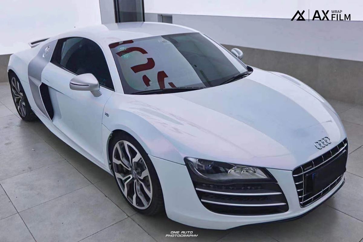 AX WRAP FILM DIAMOND WHITE PINK - MÀU TRẮNG KIM CƯƠNG ÁNH HỒNG