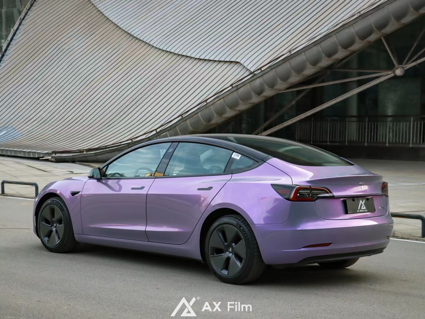 AX WRAP FILM FANTASTIC GREY PURPLE - MÀU XÁM TÍM FANTASTIC