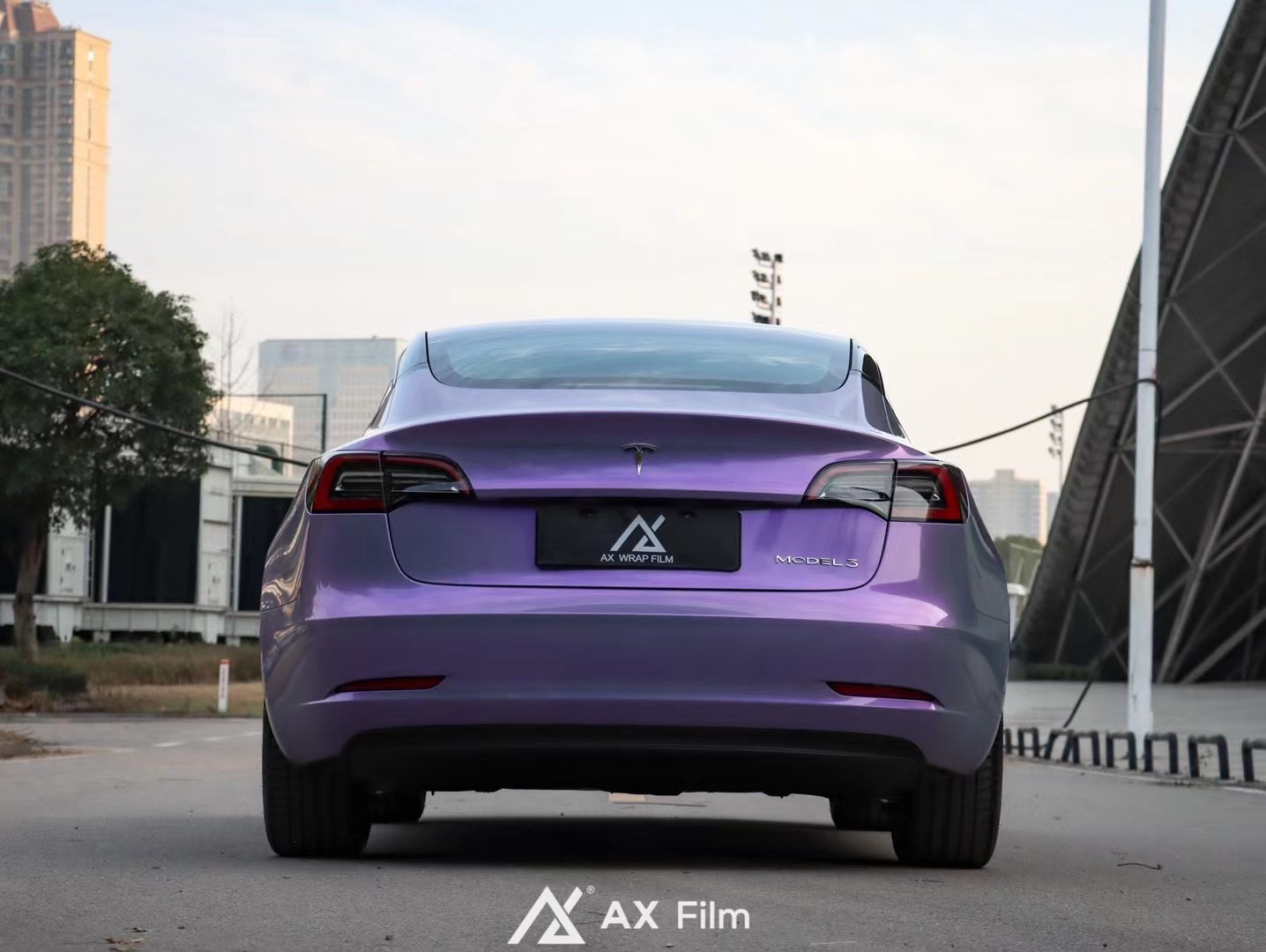 AX WRAP FILM FANTASTIC GREY PURPLE - MÀU XÁM TÍM FANTASTIC