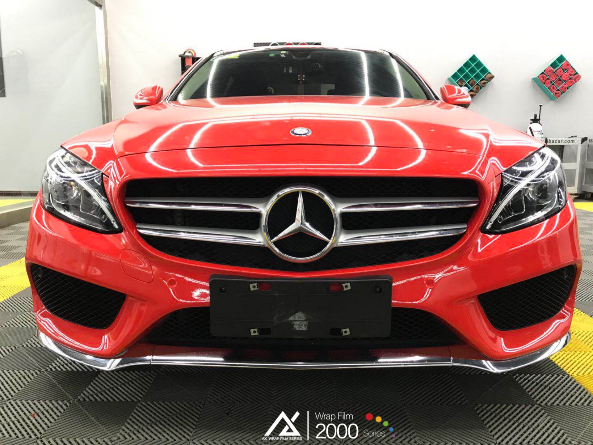 AX WRAP FILM GLOSS RED - ĐỎ BÓNG - MERCEDES BENZ C