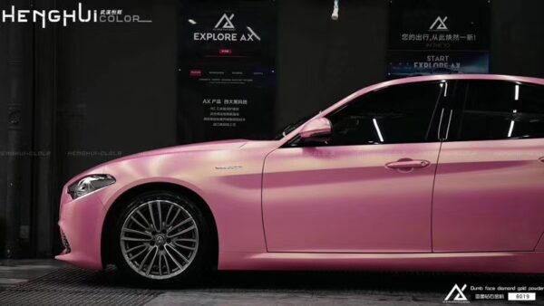 AX WRAP FILM MATTE DIAMOND CHARM GOLDEN PINK - MÀU VÀNG HỒNG ÁNH KIM CƯƠNG MỜ QUYẾN RŨ