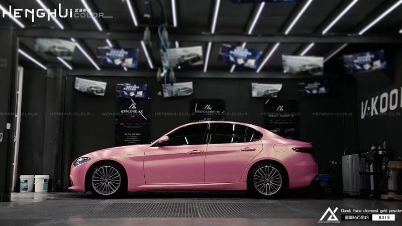 AX WRAP FILM MATTE DIAMOND CHARM GOLDEN PINK - MÀU VÀNG HỒNG ÁNH KIM CƯƠNG MỜ QUYẾN RŨ