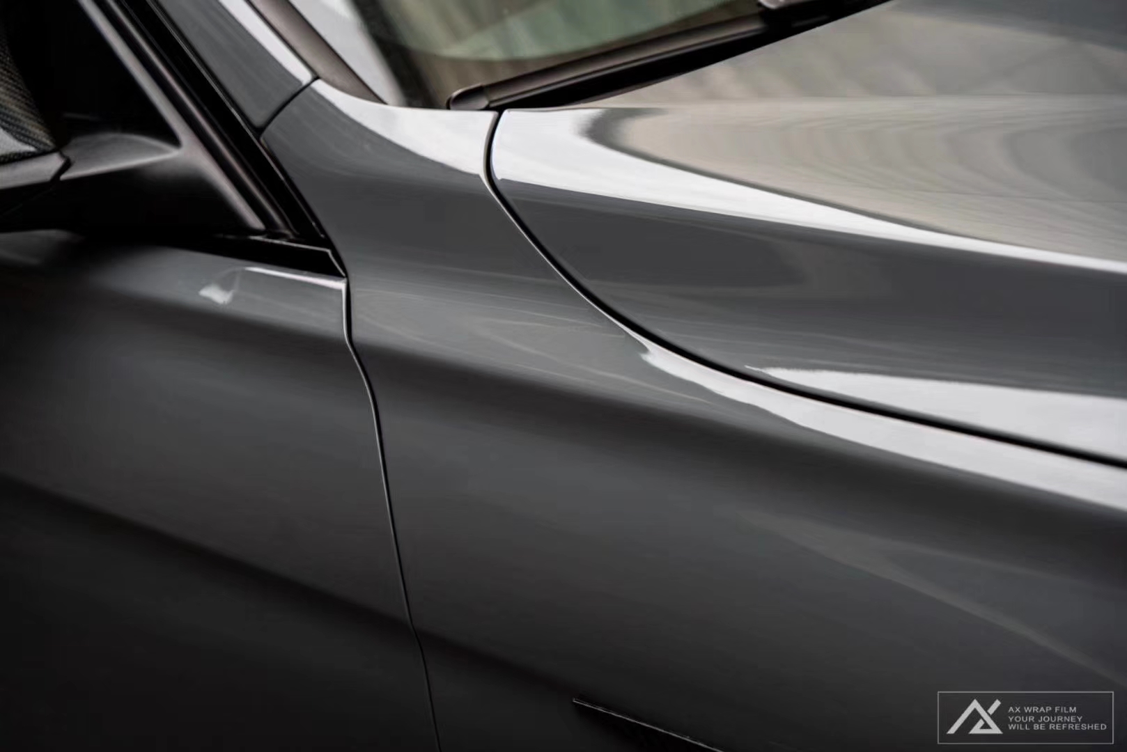 AX WRAP FILM ULTRA GLOSS DARK GRAY - XÁM ĐẬM SIÊU BÓNG