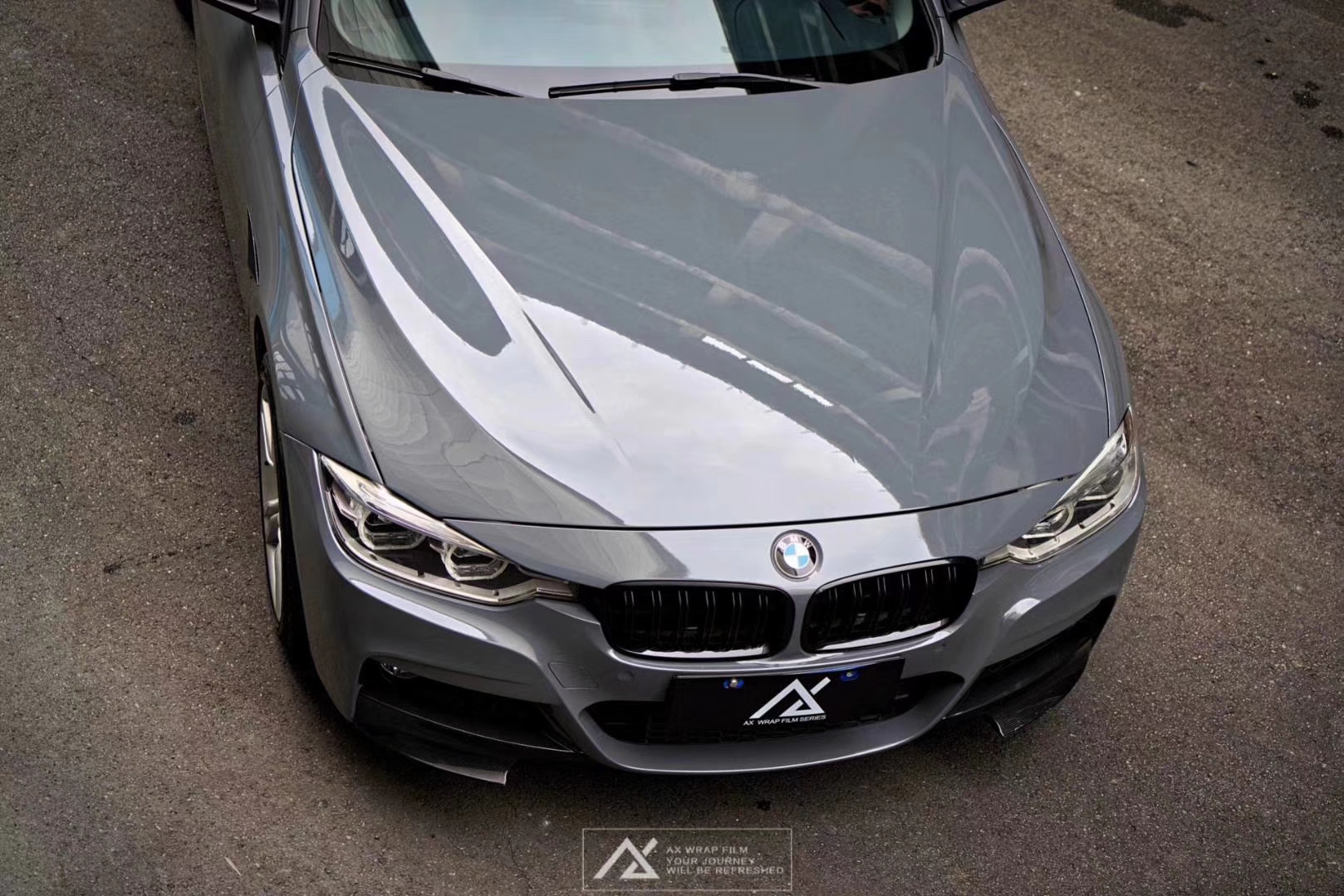 AX WRAP FILM ULTRA GLOSS DARK GRAY - XÁM ĐẬM SIÊU BÓNG