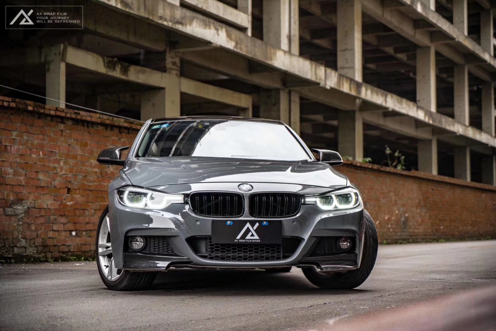 AX WRAP FILM ULTRA GLOSS DARK GRAY - XÁM ĐẬM SIÊU BÓNG