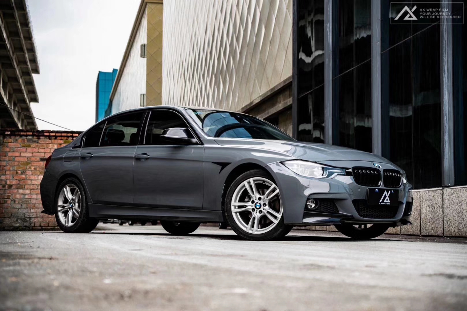 AX WRAP FILM ULTRA GLOSS DARK GRAY - XÁM ĐẬM SIÊU BÓNG