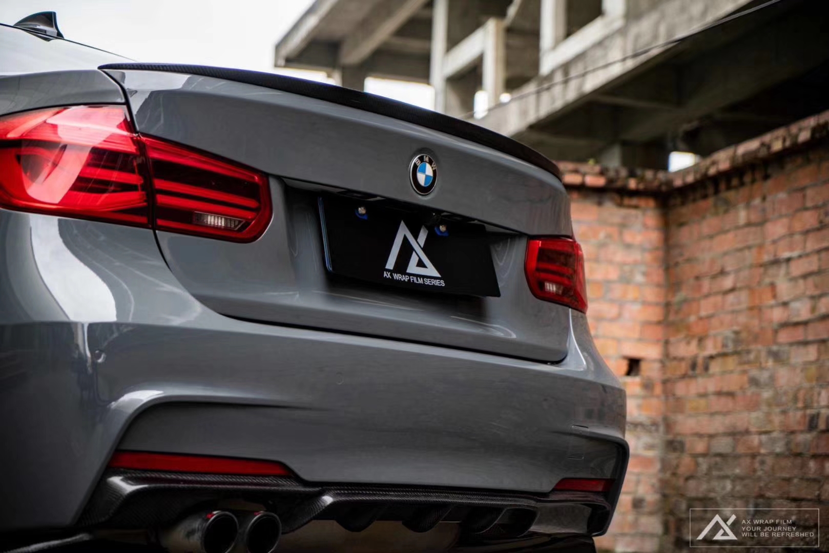 AX WRAP FILM ULTRA GLOSS DARK GRAY - XÁM ĐẬM SIÊU BÓNG