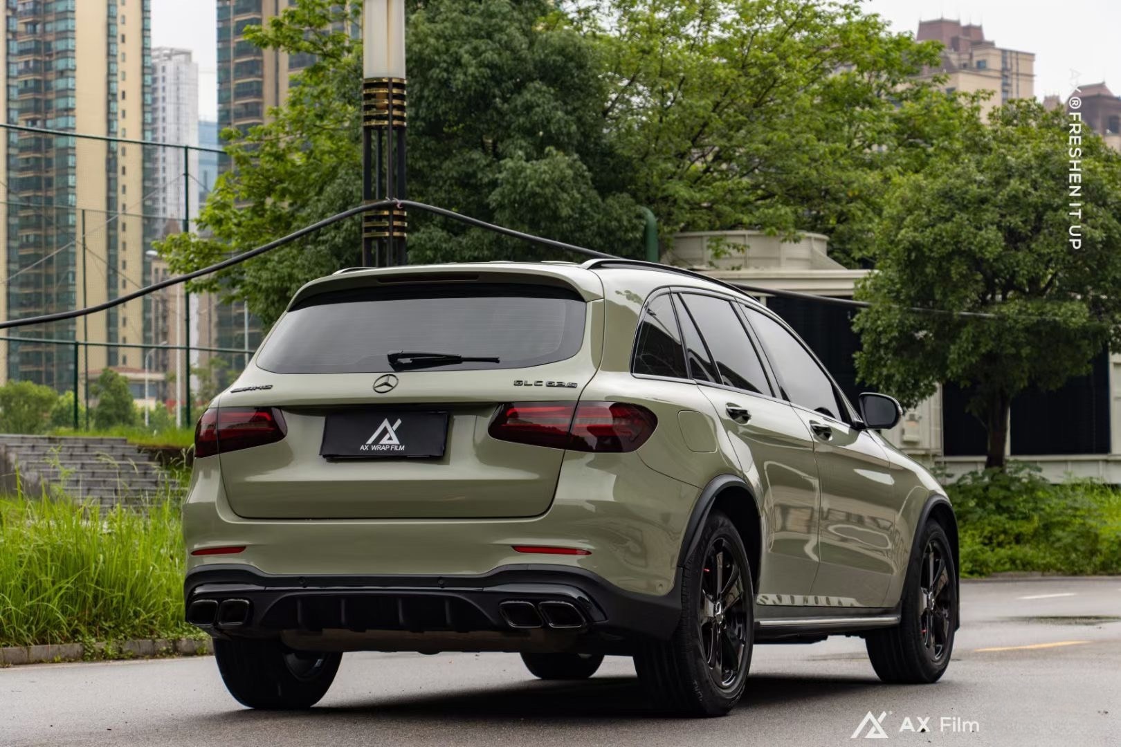 AX WRAP FILM ULTRA GLOSS KHAKI GREEN - XANH KHAKI SIÊU BÓNG