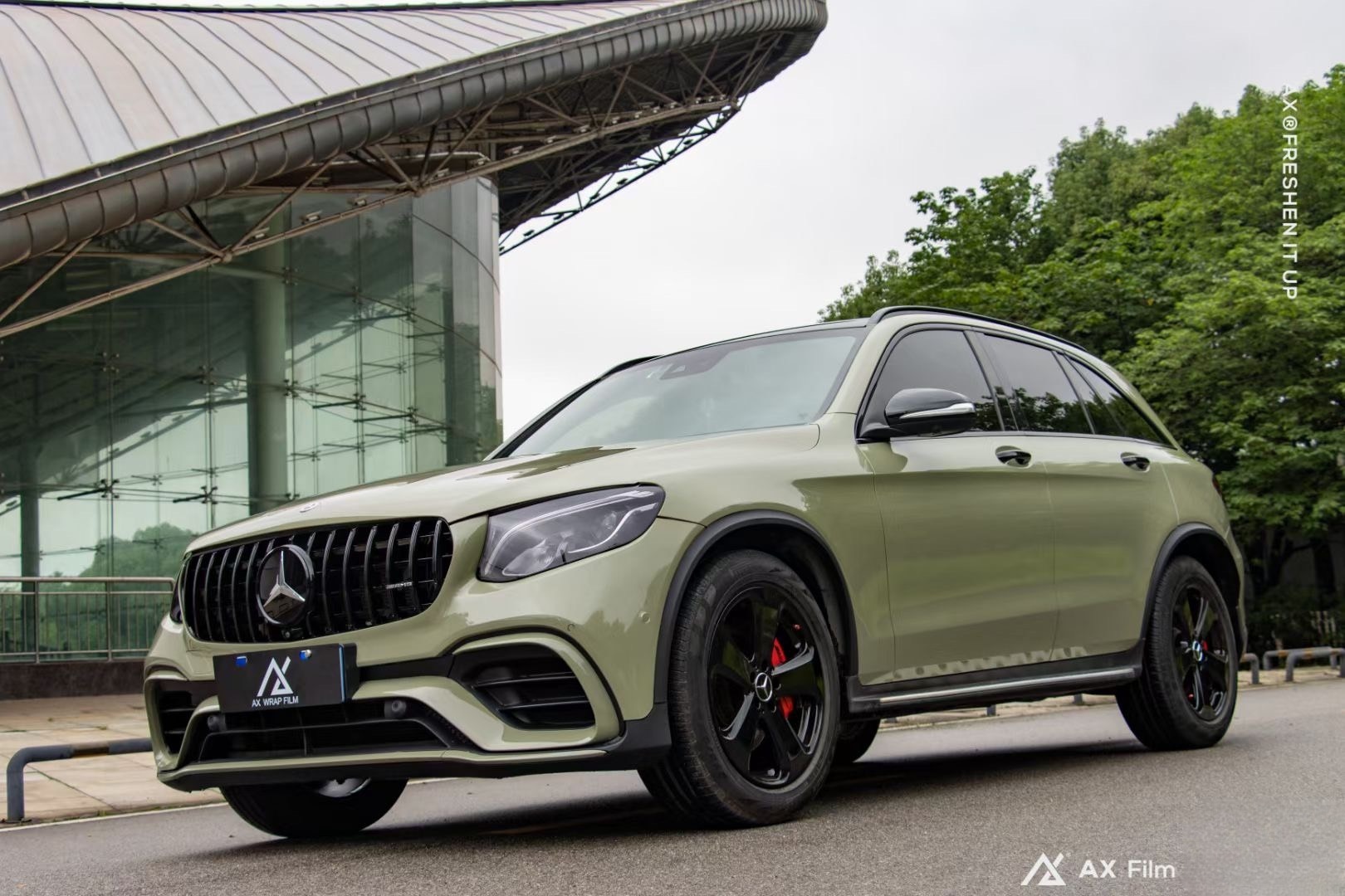 AX WRAP FILM ULTRA GLOSS KHAKI GREEN - XANH KHAKI SIÊU BÓNG