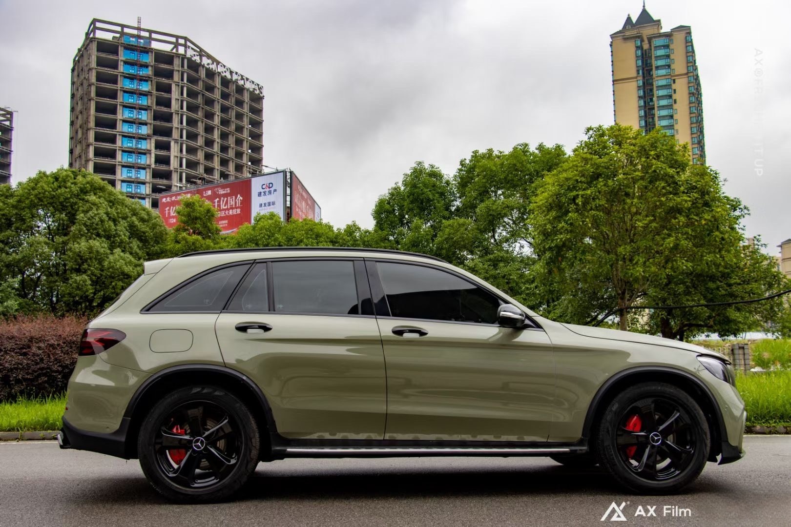 AX WRAP FILM ULTRA GLOSS KHAKI GREEN - XANH KHAKI SIÊU BÓNG