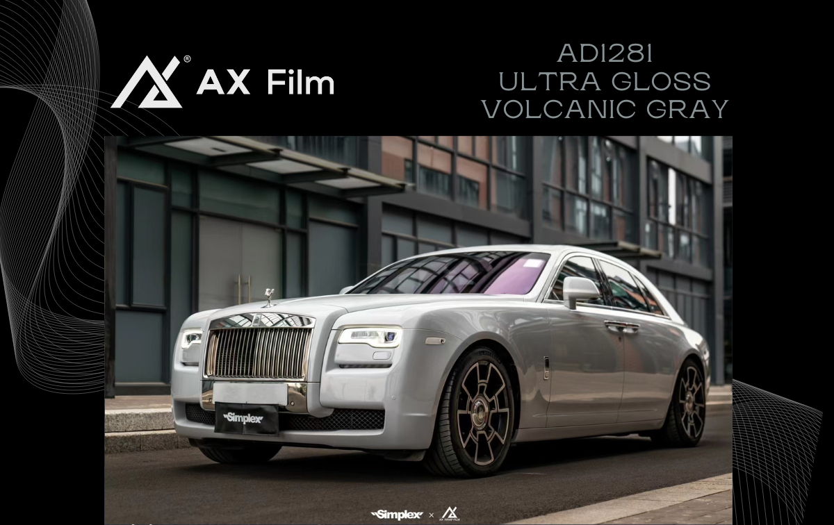 AX WRAP FILM ULTRA GLOSS VOLCANIC GRAY - MÀU TRO NÚI LỬA SIÊU BÓNG