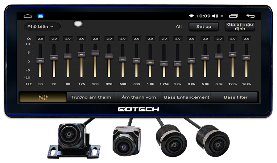 MÀN HÌNH Ô TÔ THÔNG MINH GOTECH GT12.3I 360