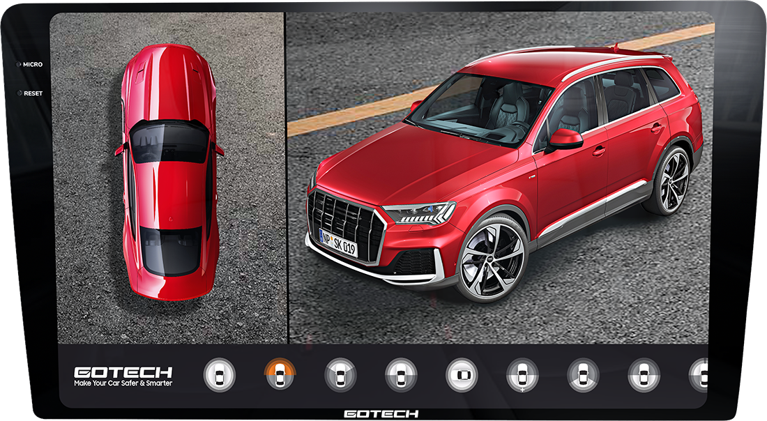MÀN HÌNH Ô TÔ THÔNG MINH GOTECH GT2K PRO 360