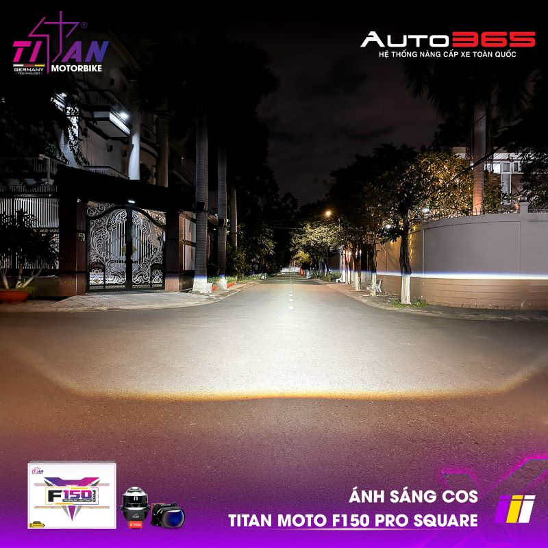BI LED TITAN MOTO F150 PRO SQUARE