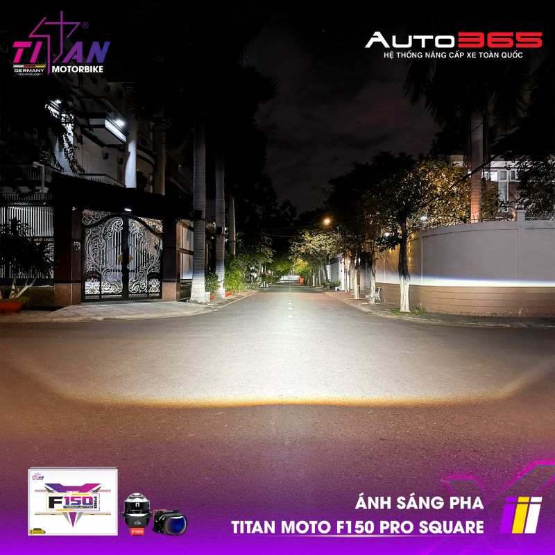BI LED TITAN MOTO F150 PRO SQUARE