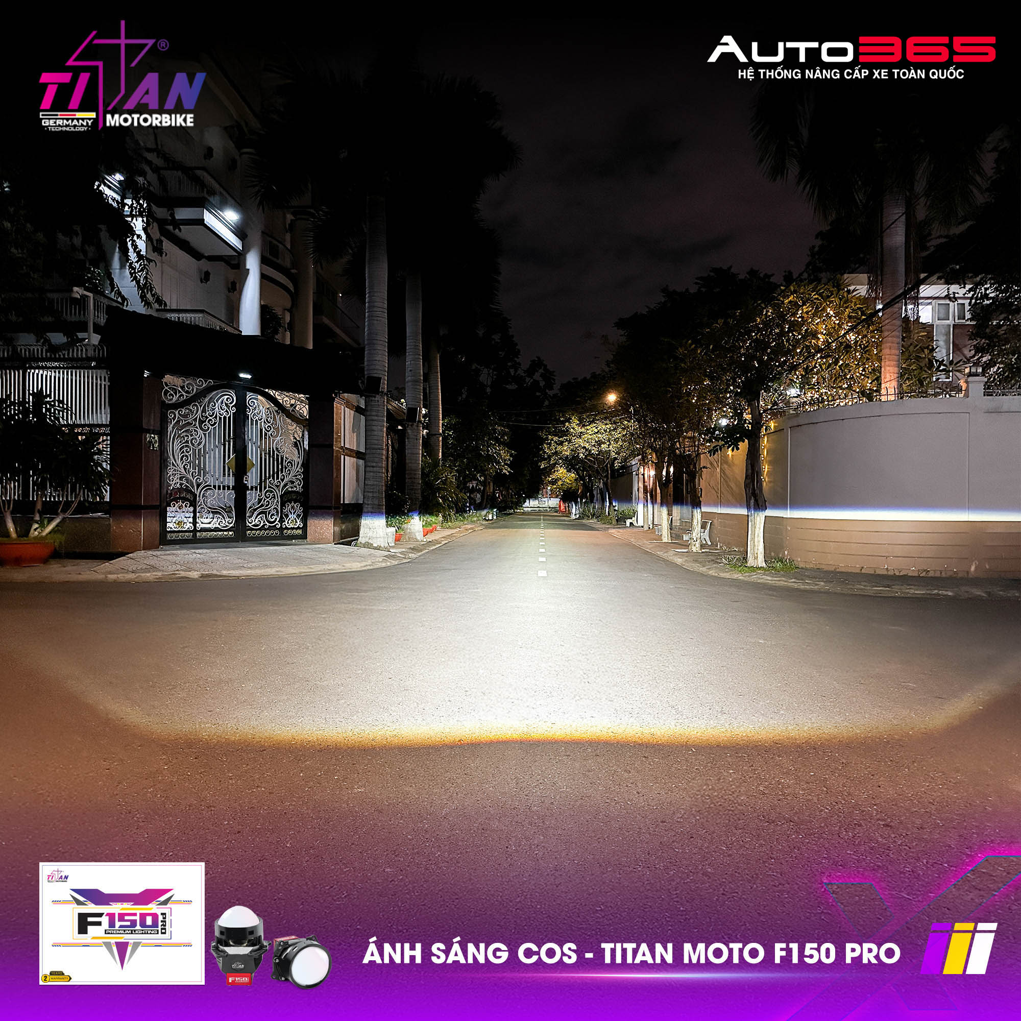 BI LED TITAN MOTO F150 PRO
