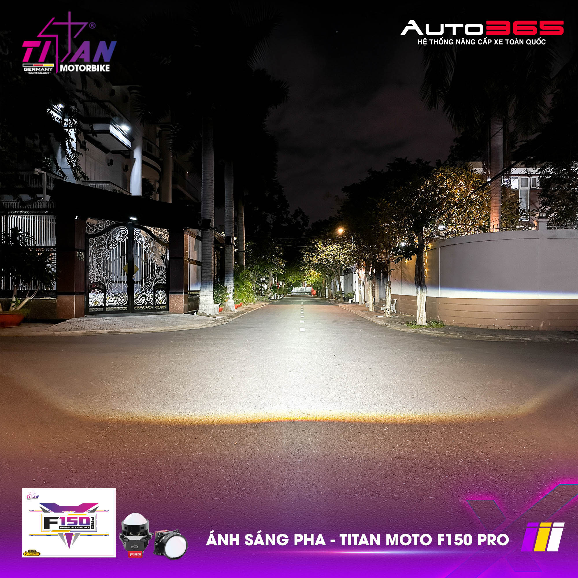 BI LED TITAN MOTO F150 PRO
