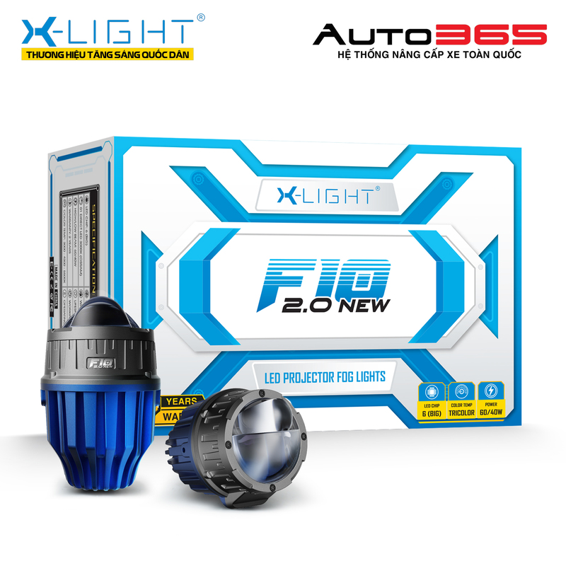 BI GẦM X-LIGHT F10 2.0 NEW