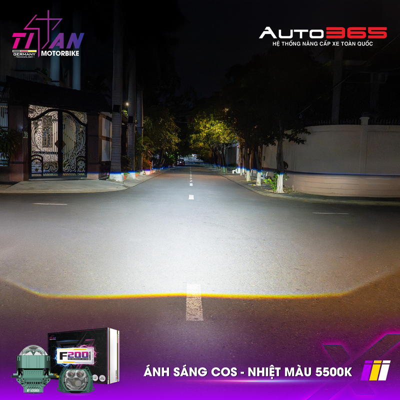 BI LED TITAN MOTO F200 STORM