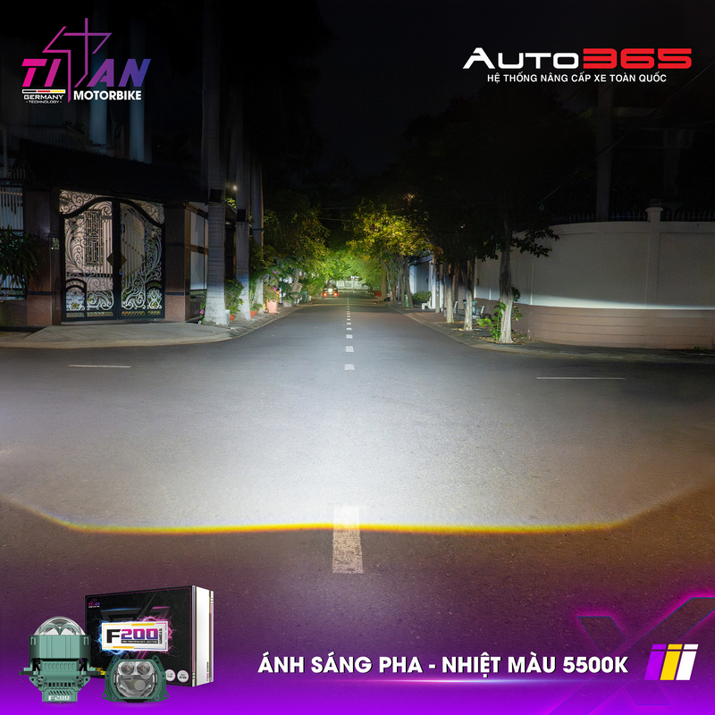 BI LED TITAN MOTO F200 STORM