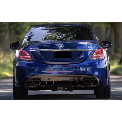 Lip Pô Mercedes C Class W205 thành C63 AMG