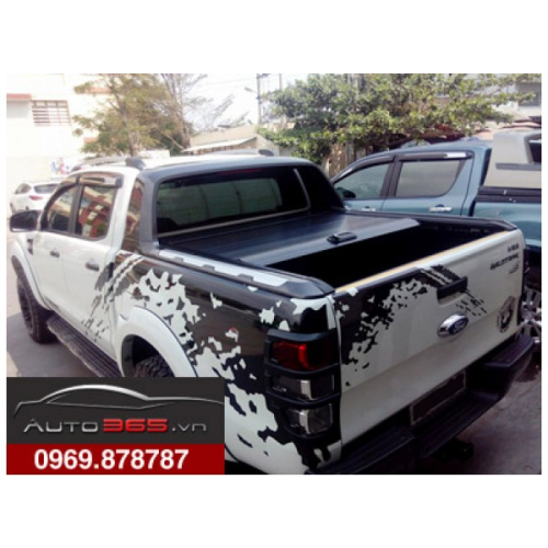 Nắp thùng cuộn Ford Ranger KSC Màu Đen Sang Trọng