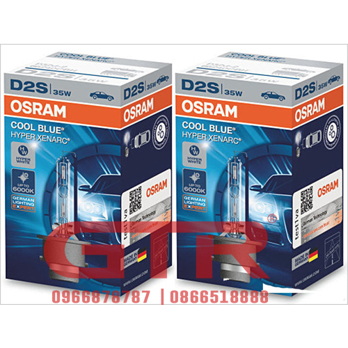 XENON OSRAM COOL BLUE HYPER D2S 6000K 66240CBH
