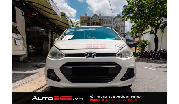 TĂNG SÁNG HYUNDAI GRAND I10 VỚI BI LED TITAN BLACK