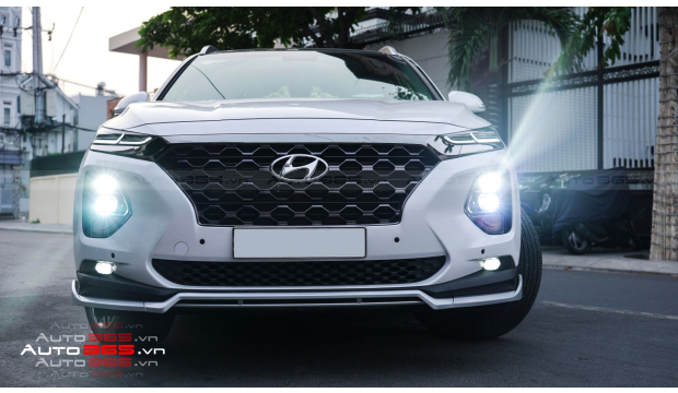 Nâng cấp ánh sáng cho Hyundai Santa Fe với 4 Bi led GTR G-LED X