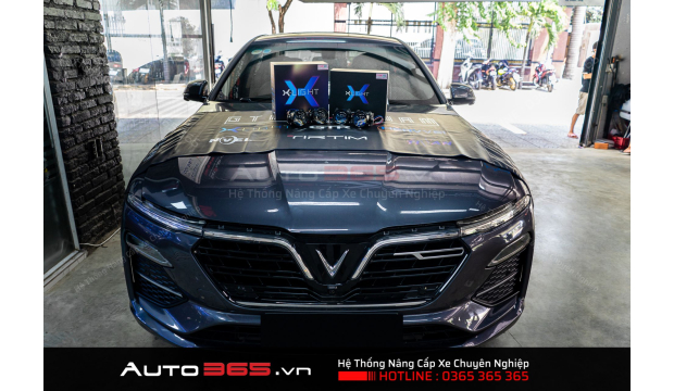Độ Đèn Tăng Sáng Vinfast Lux A2.0 Turbo Với Bộ Đôi X-Light